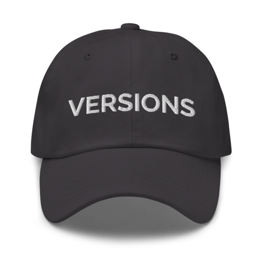 Versions Hat - Dark Grey