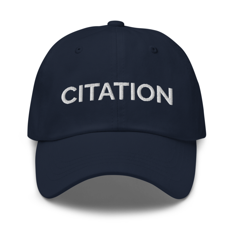 Citation Hat - Navy