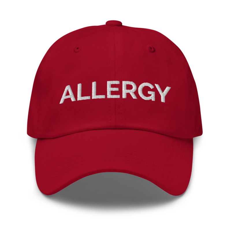 Allergy Hat - Cranberry
