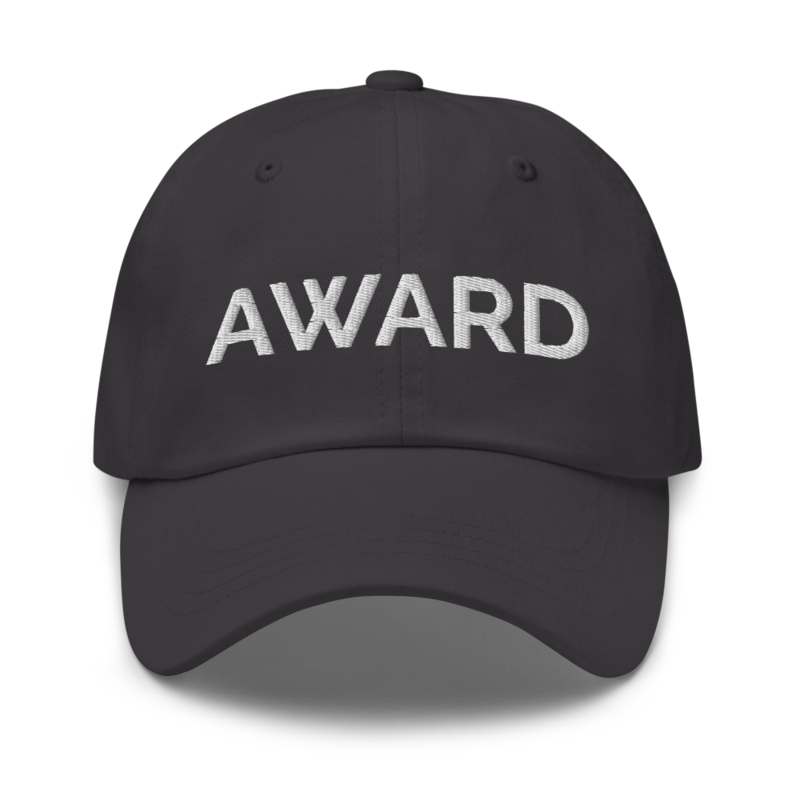 Award Hat - Dark Grey