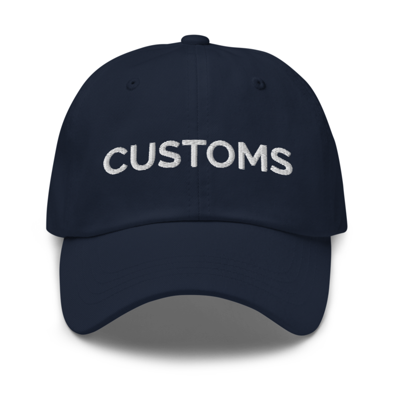 Customs Hat - Navy