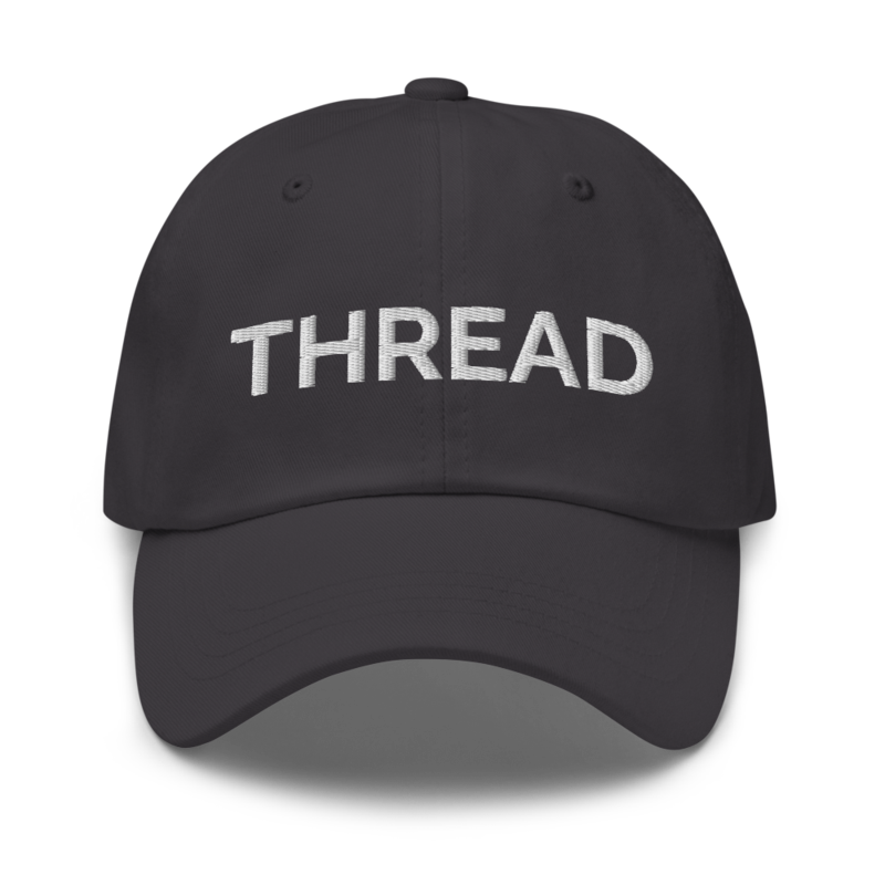 Thread Hat - Dark Grey