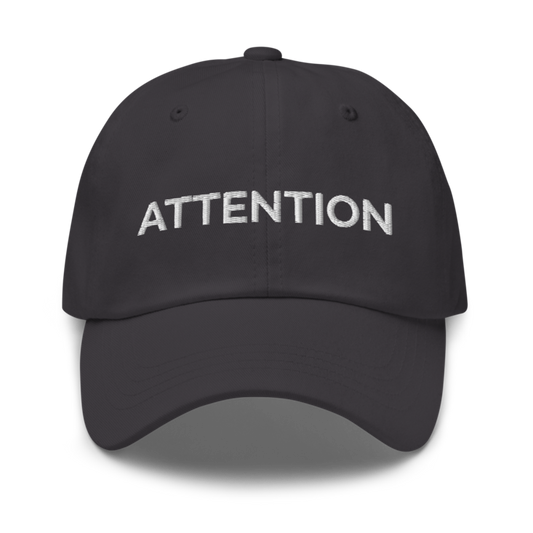 Attention Hat - Dark Grey