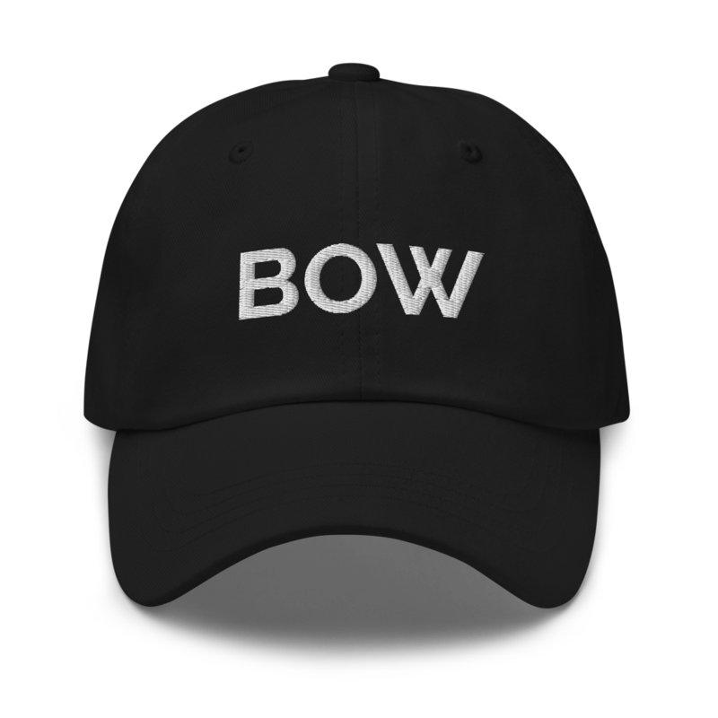 Bow Hat - Black