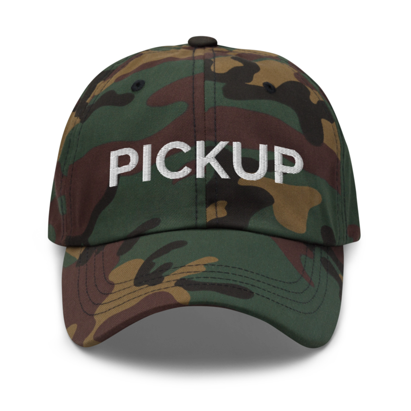 Pickup Hat - Green Camo