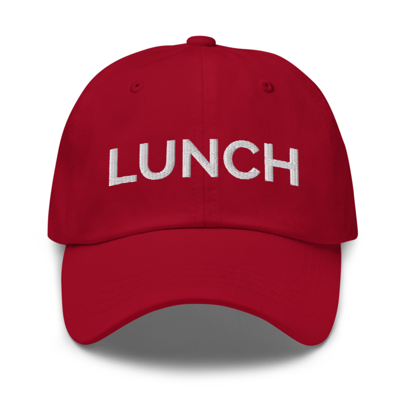 Lunch Hat - Cranberry