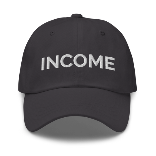 Income Hat - Dark Grey
