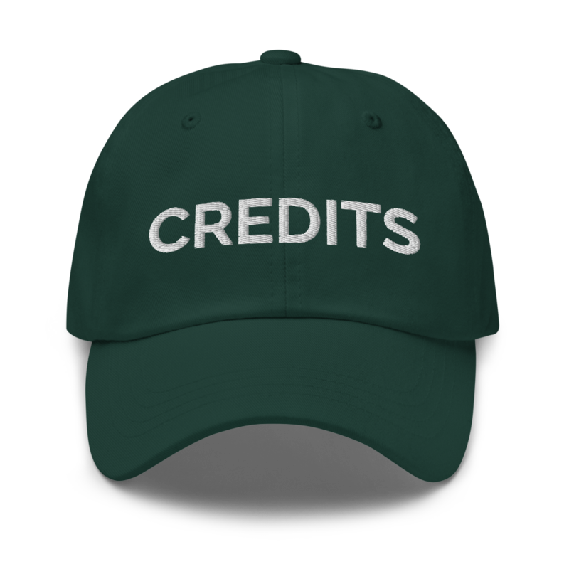 Credits Hat - Spruce