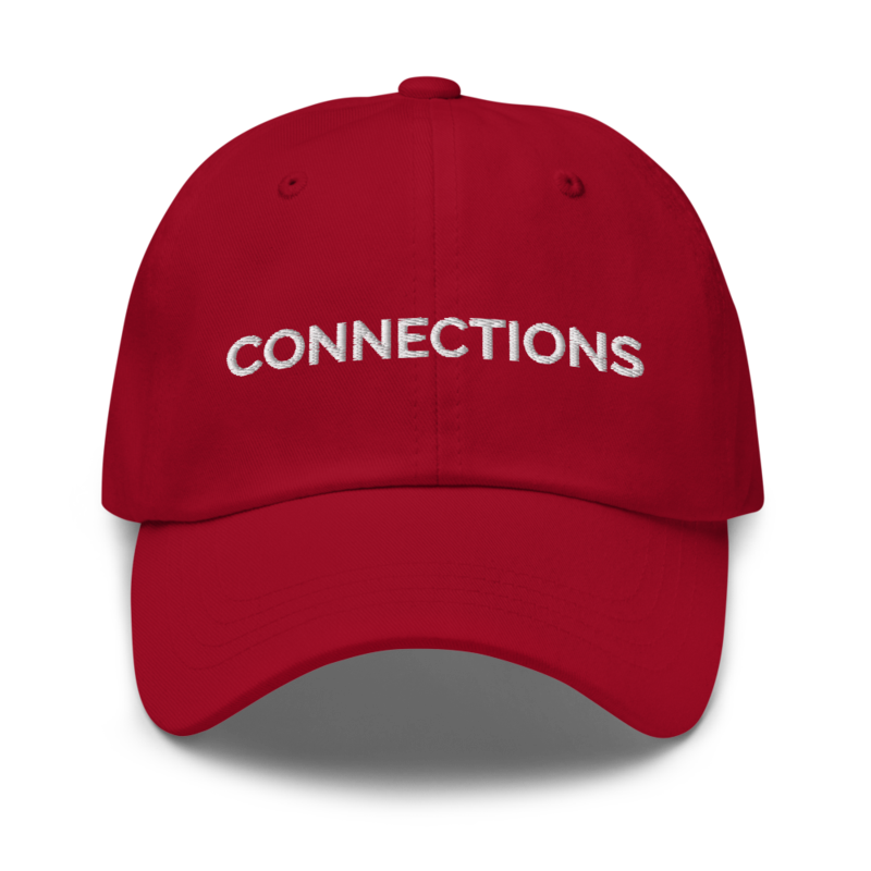 Connections Hat - Cranberry