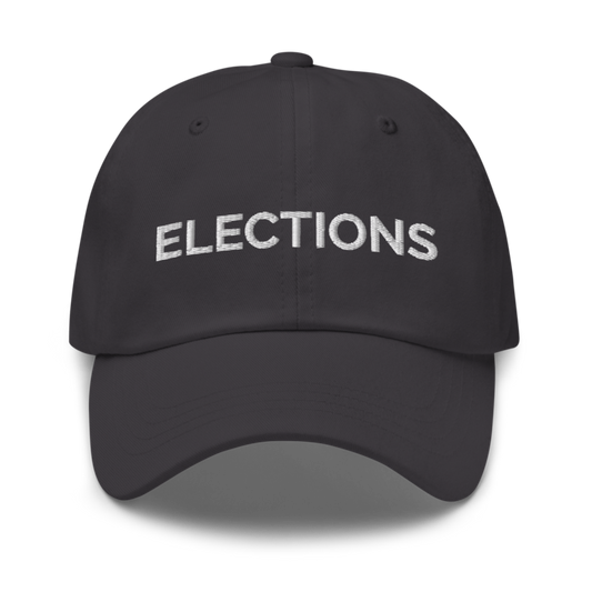 Elections Hat - Dark Grey