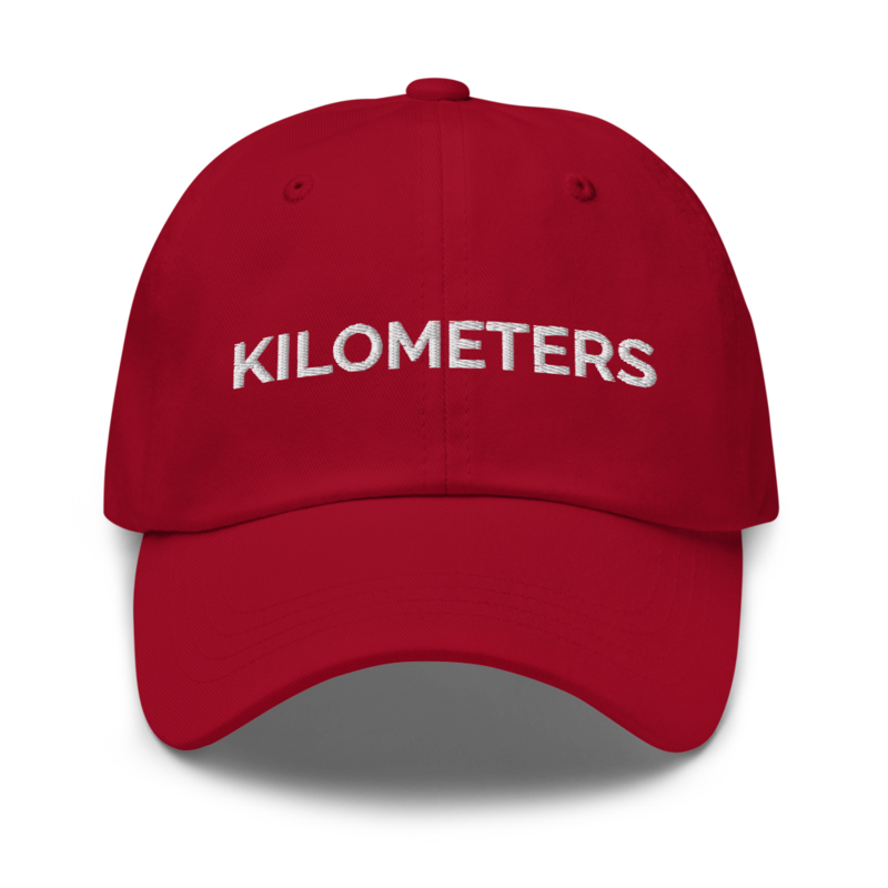 Kilometers Hat - Cranberry