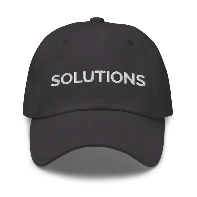 Solutions Hat - Dark Grey