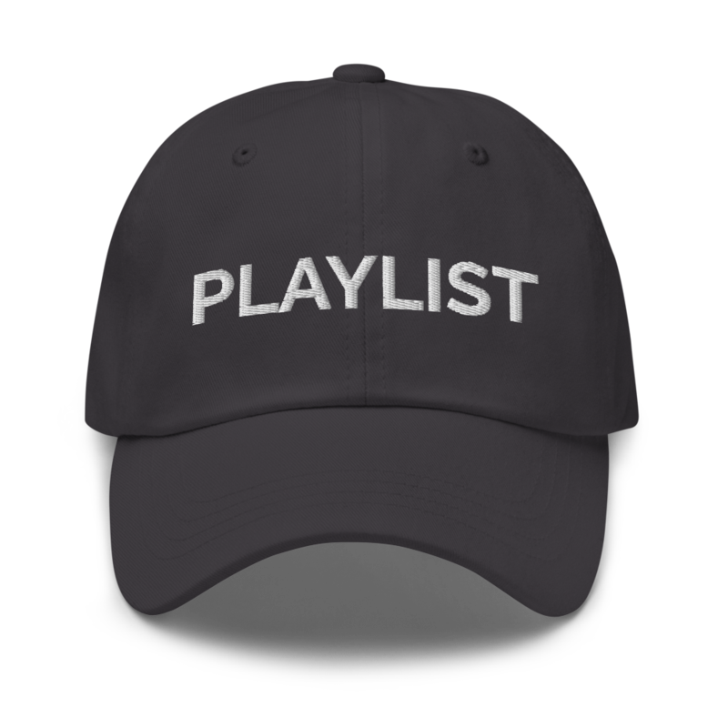 Playlist Hat - Dark Grey