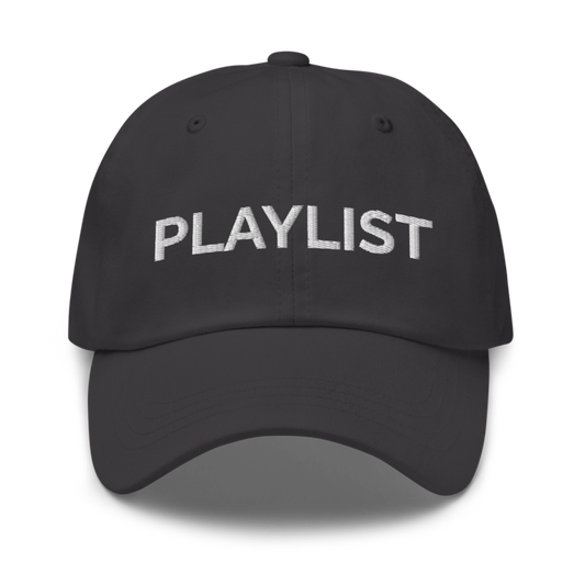 Playlist Hat - Dark Grey