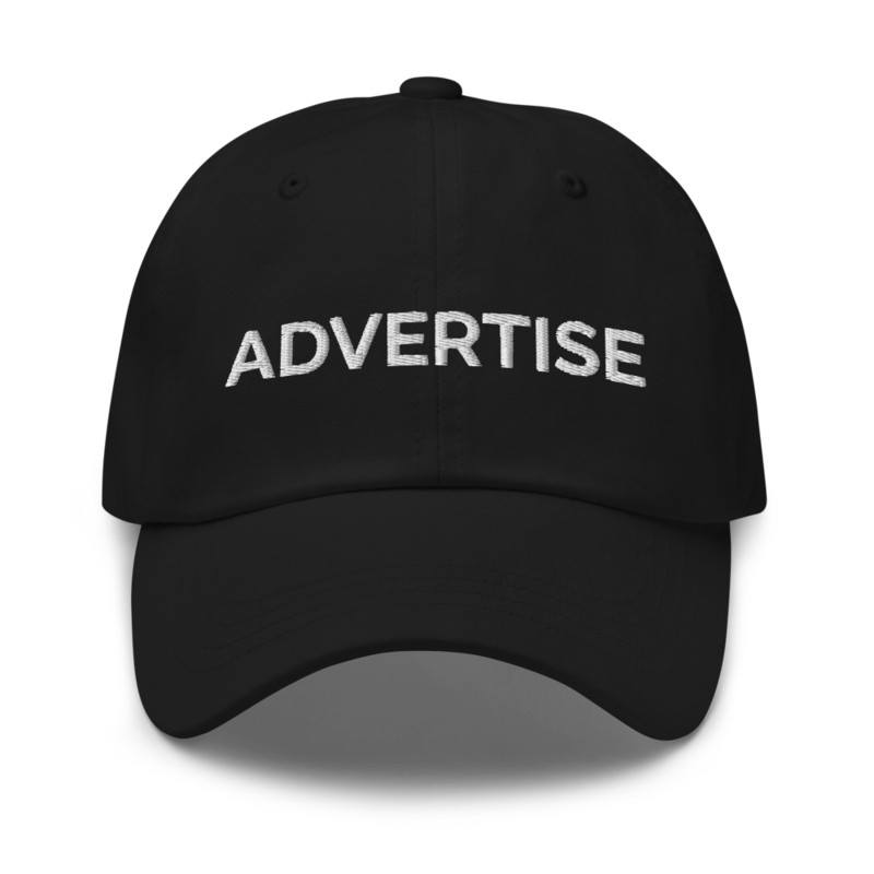 Advertise Hat - Black
