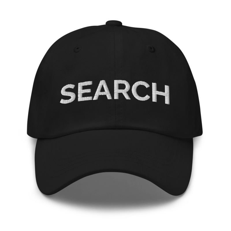 Search Hat - Black