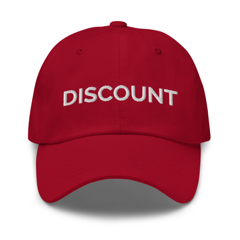 Discount Hat - Cranberry