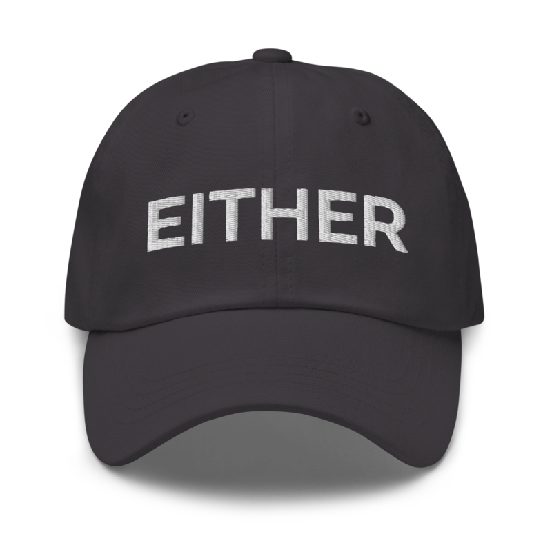 Either Hat - Dark Grey