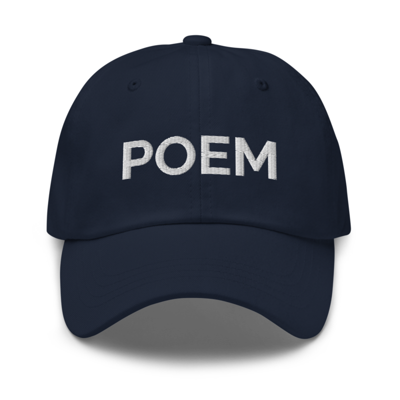 Poem Hat - Navy