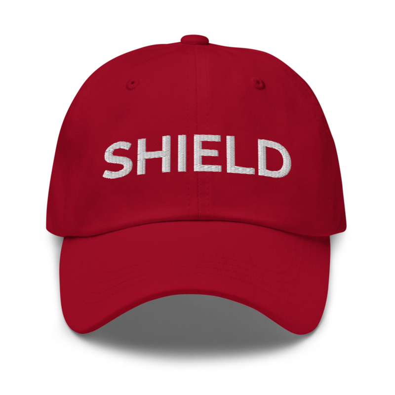 Shield Hat - Cranberry