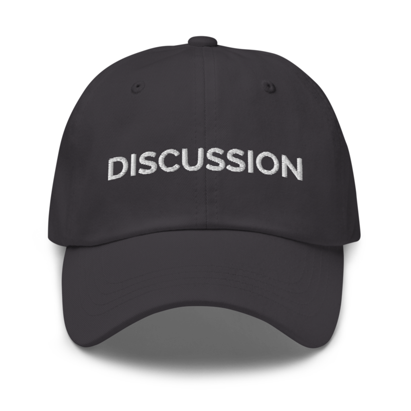 Discussion Hat - Dark Grey