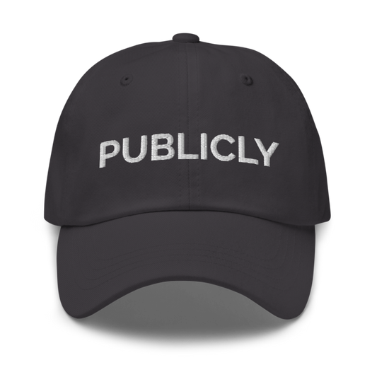 Publicly Hat - Dark Grey