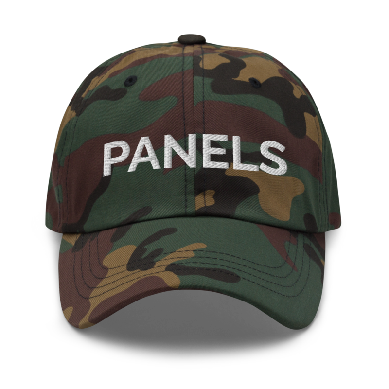Panels Hat - Green Camo