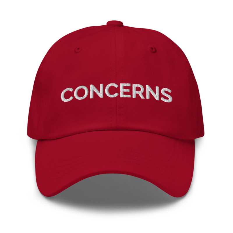 Concerns Hat - Cranberry