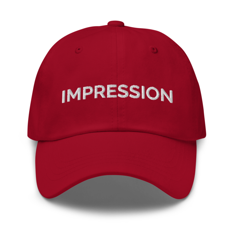 Impression Hat - Cranberry