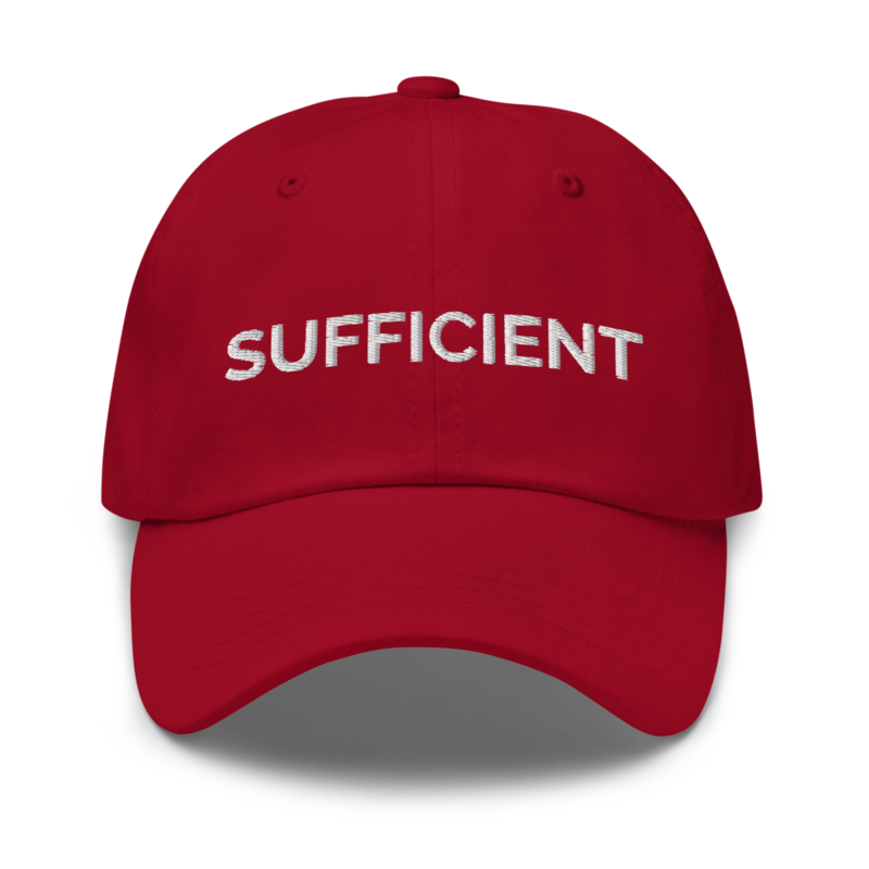 Sufficient Hat - Cranberry