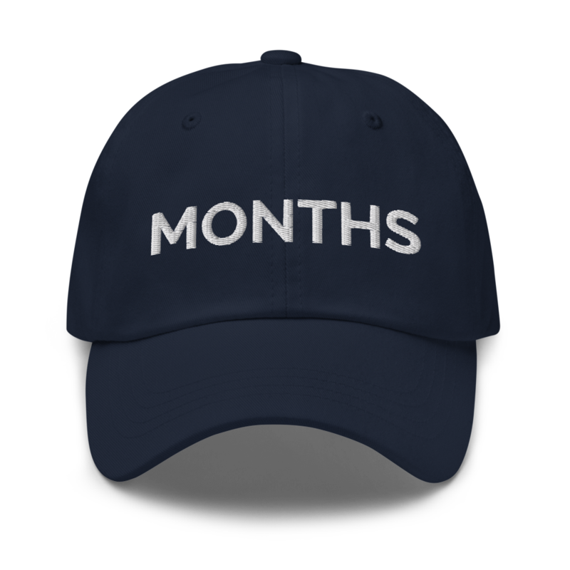 Months Hat - Navy