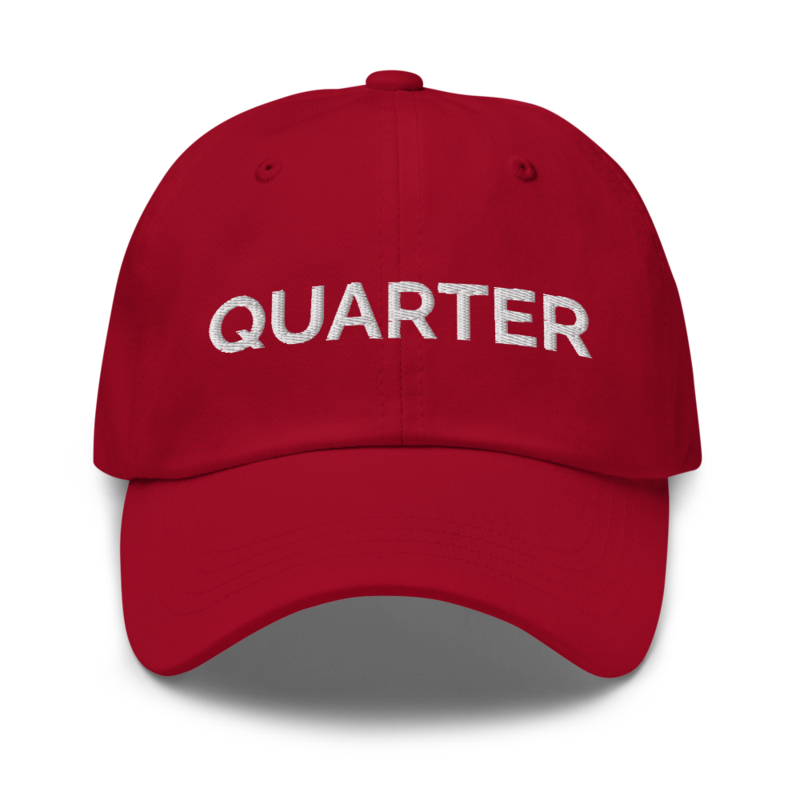Quarter Hat - Cranberry