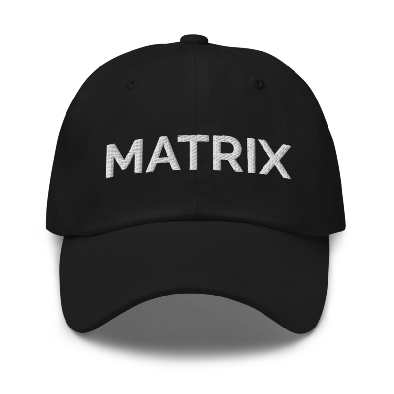 Matrix Hat - Black