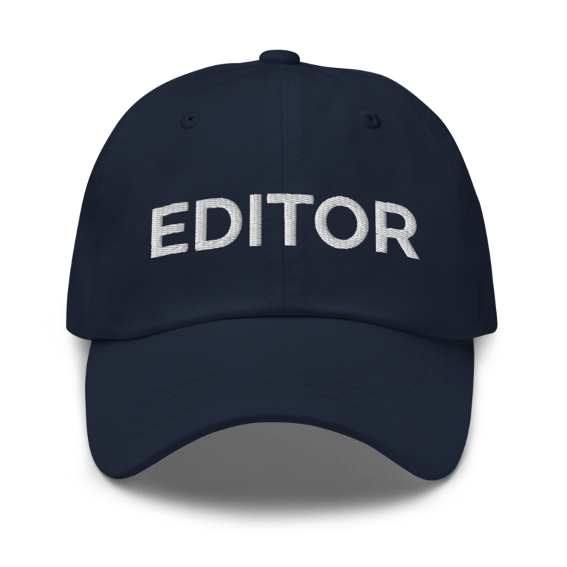 Editor Hat - Navy