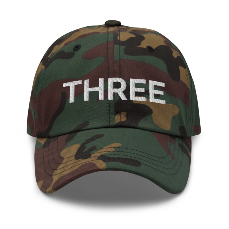 Three Hat - Green Camo