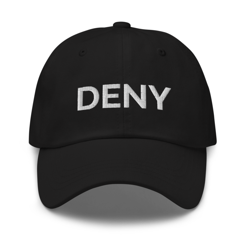 Deny Hat - Black