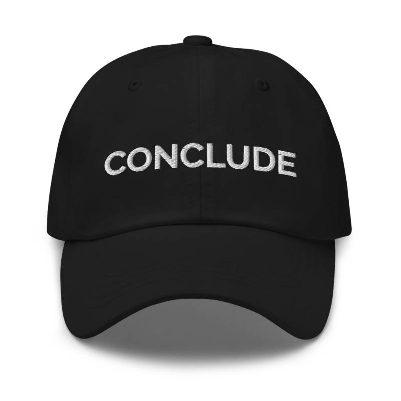 Conclude Hat - Black