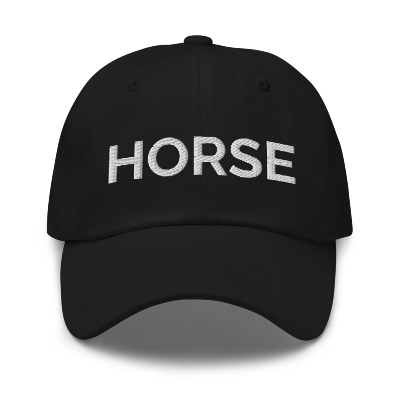 Horse Hat - Black