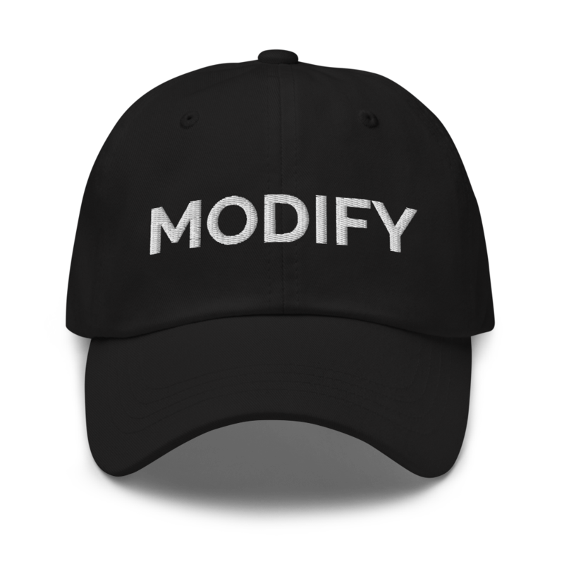 Modify Hat - Black