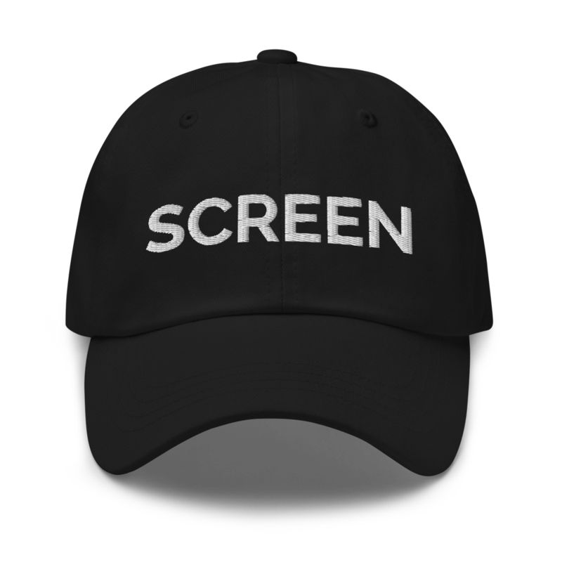 Screen Hat - Black