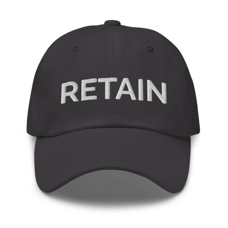 Retain Hat - Dark Grey