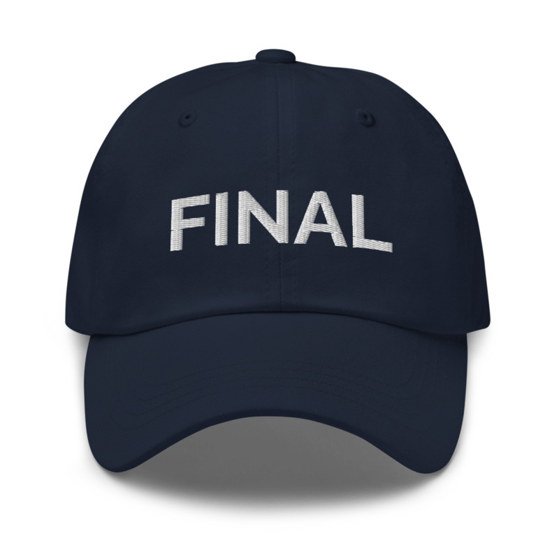 Final Hat - Navy