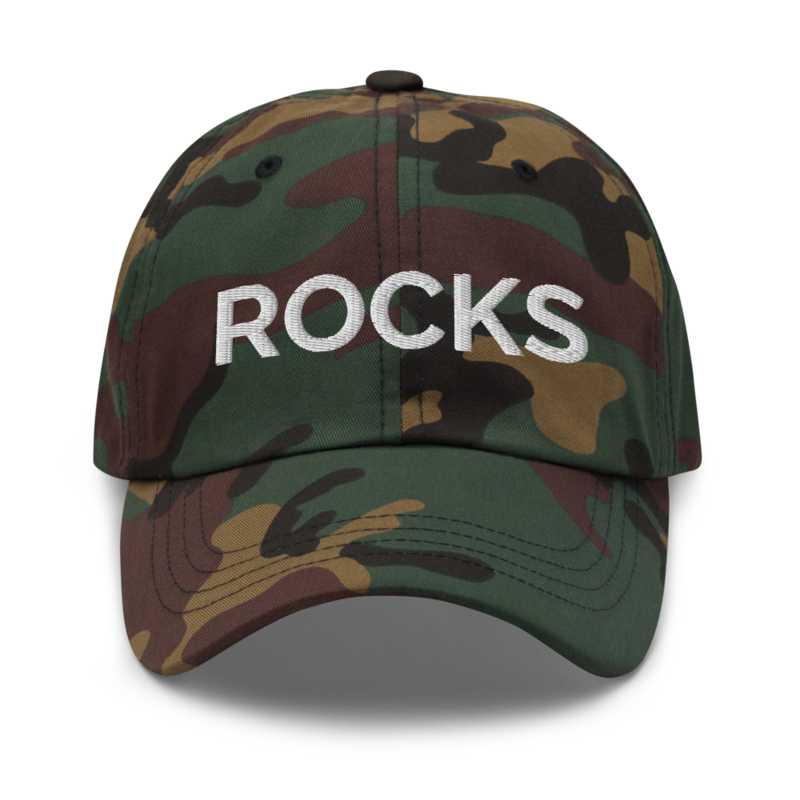 Rocks Hat - Green Camo