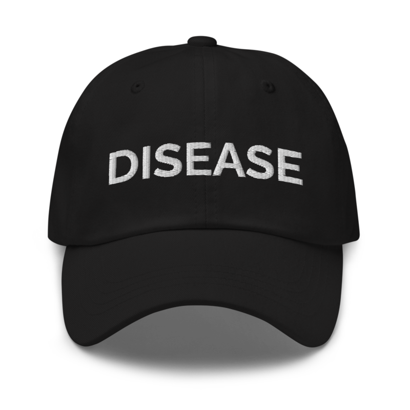 Disease Hat - Black