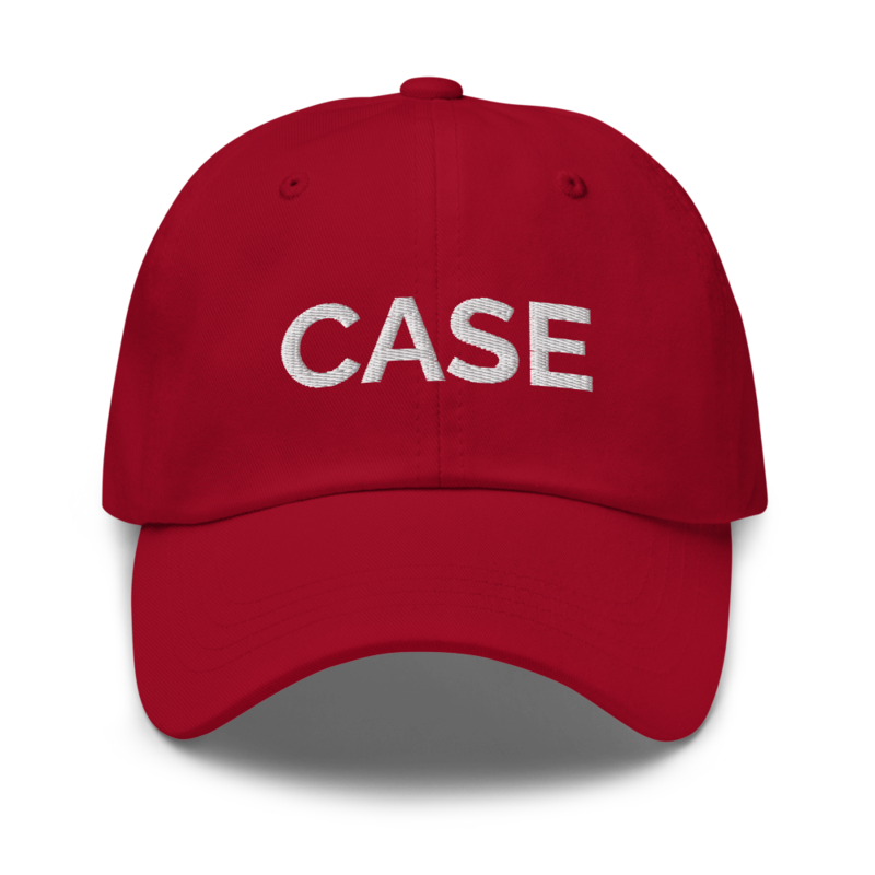 Case Hat - Cranberry