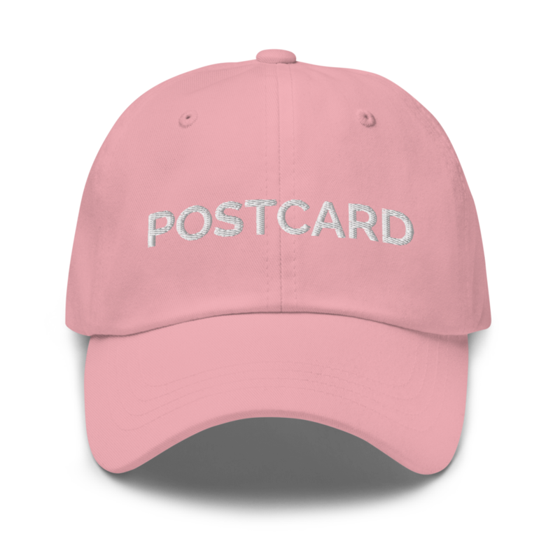 Postcard Hat - Pink