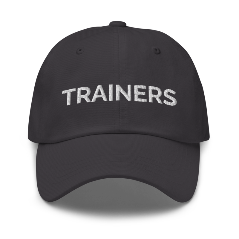 Trainers Hat - Dark Grey