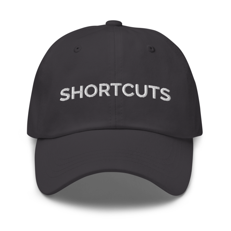 Shortcuts Hat - Dark Grey