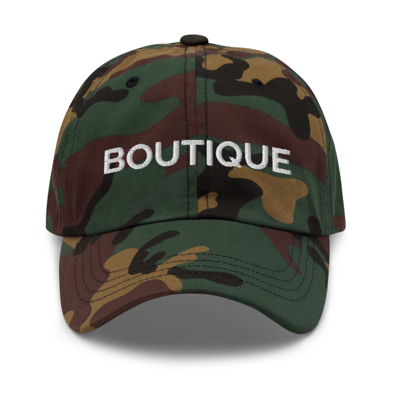 Boutique Hat - Green Camo