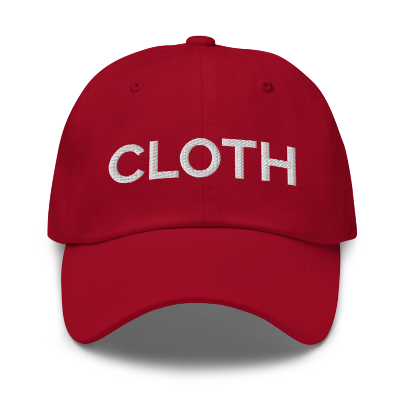 Cloth Hat - Cranberry